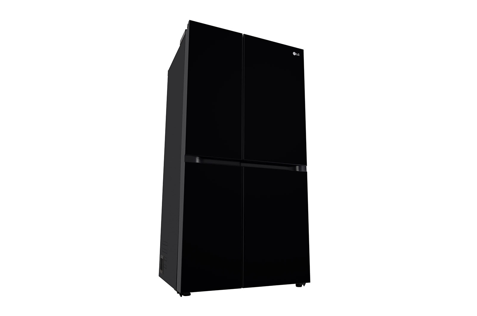 LG 650L Wi-Fi Convertible Side-by-Side Refrigerator with DoorCooling+™, Black Mirror Finish