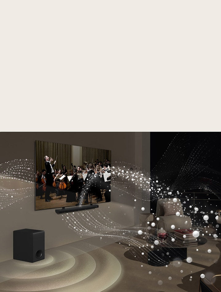 LG S70TY 3.1.1Ch QNED TV Soundbar: Immersive Dolby Atmos Audio with Wireless Subwoofer