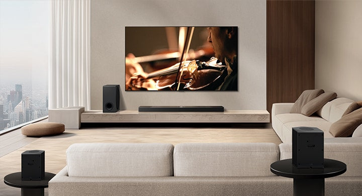 LG S95TR 9.1.5 Channel Home Theater Soundbar with Wireless Rear Speakers, Dolby Atmos