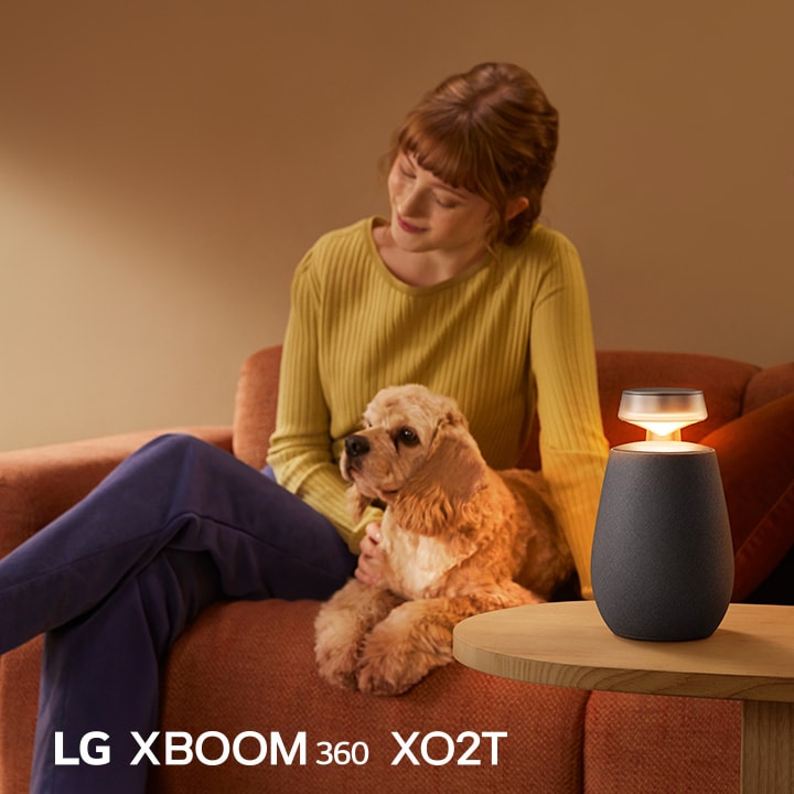 LG XBOOM XO2TBK 360° Sound Party Speaker: Dynamic Lighting, 15-Hour Battery