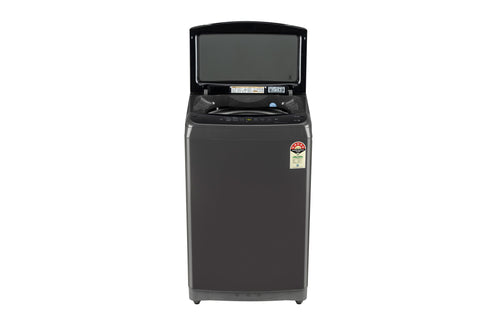 LG T80V4MB1S 8Kg Fully Automatic Top Load Washing Machine Middle Black - Side View