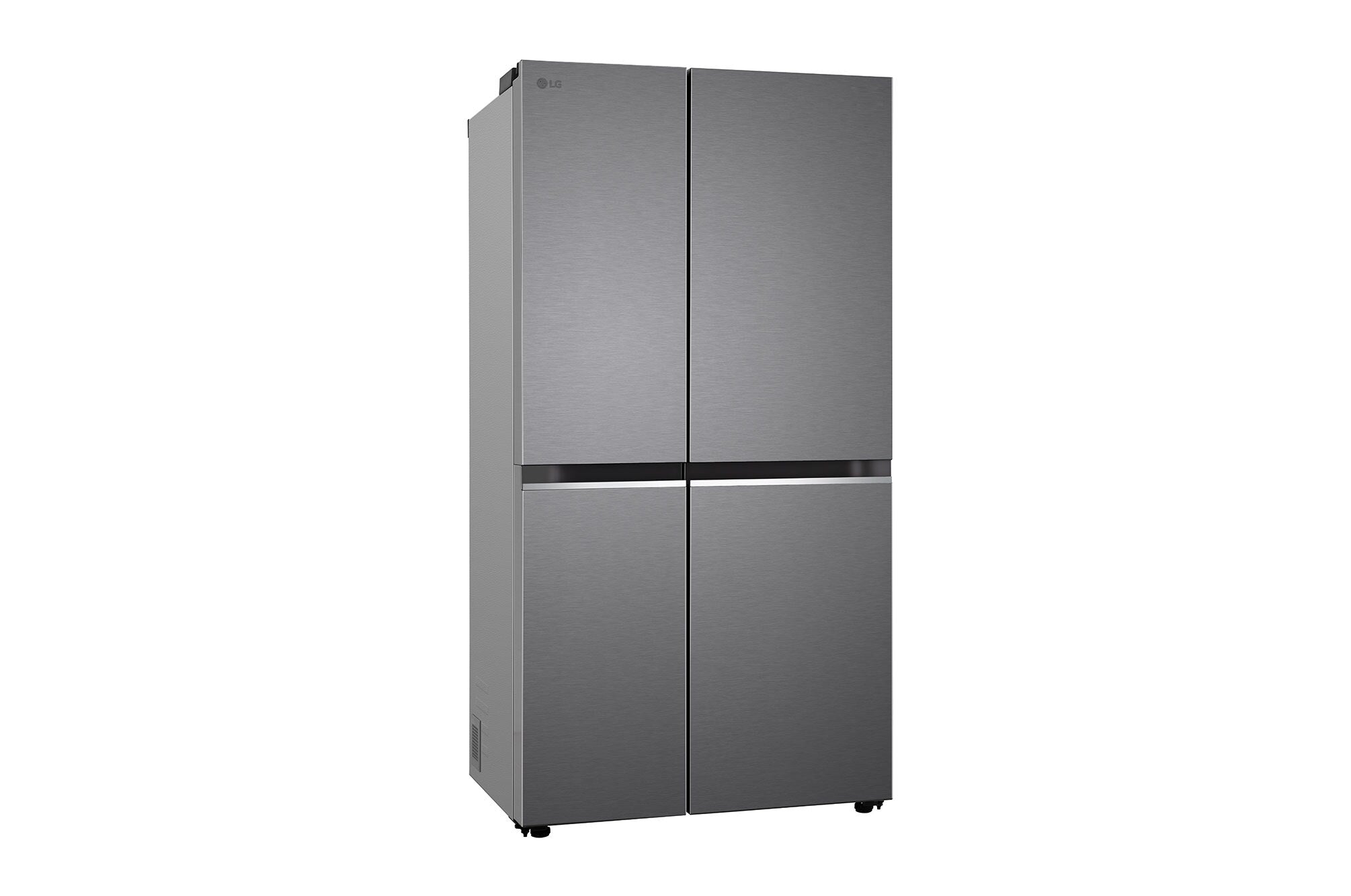 LG 650L Convertible Side-by-Side Refrigerator with Smart Inverter, Dazzle Steel