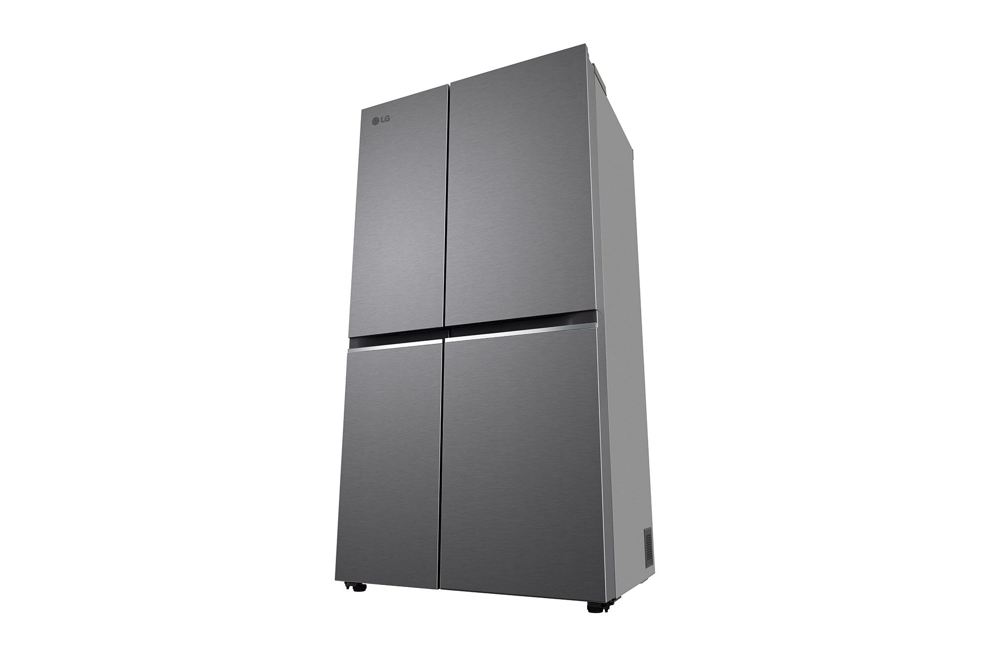 LG 650L Convertible Side-by-Side Refrigerator with Smart Inverter, Dazzle Steel