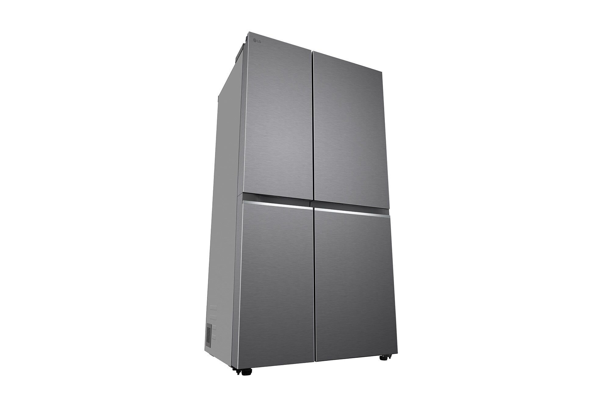LG 650L Convertible Side-by-Side Refrigerator with Smart Inverter, Dazzle Steel