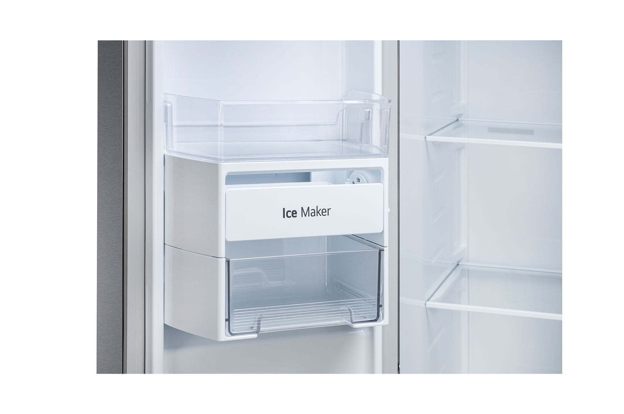 LG 650L Convertible Side-by-Side Refrigerator with Smart Inverter, Dazzle Steel