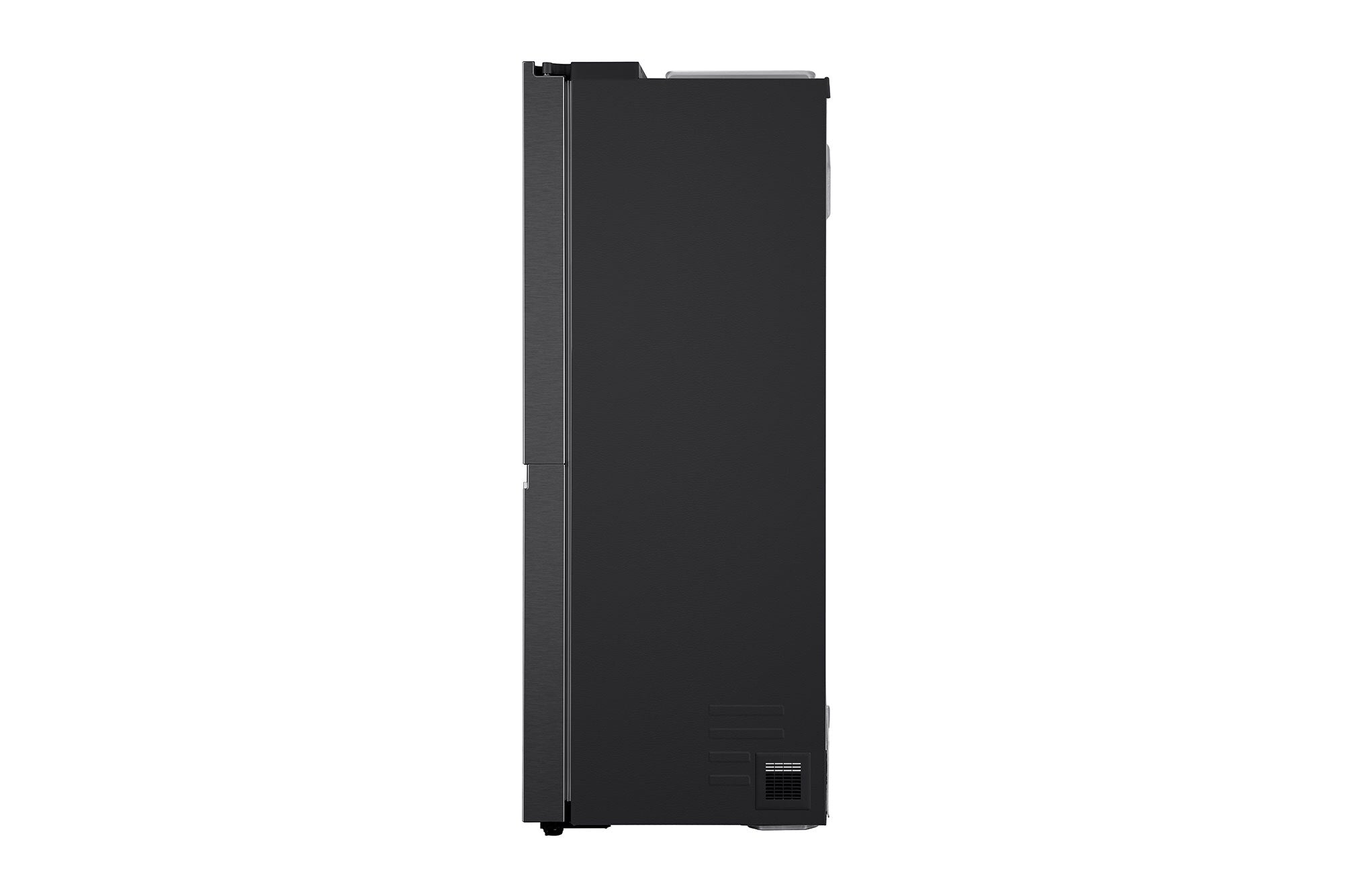 LG 650L Smart Side-by-Side Refrigerator, Convertible, Matte Black, 3 Star