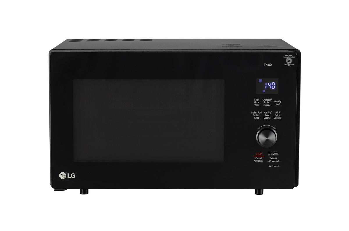 LG MJEN286UFWF 28L Convertible Microwave with Air Fry & Roti Basket - Front View