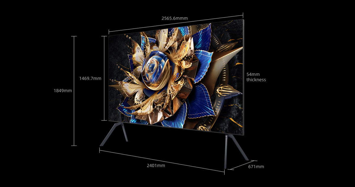 TCL 115-inch Premium QD-MiniLED 4K Smart TV: X955 Ultimate Home Entertainment