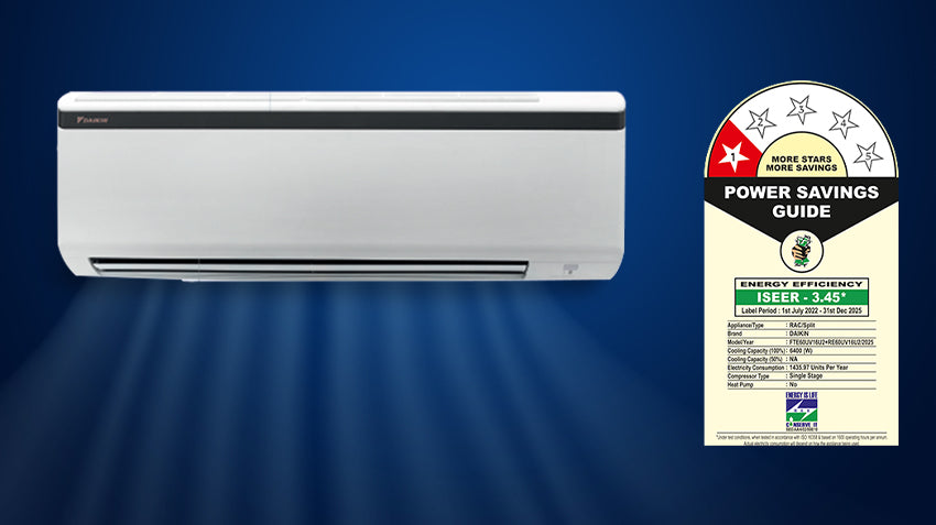 Daikin FTE60U 1.8 Ton Non-Inverter Split AC with Stabilizer Free Operation