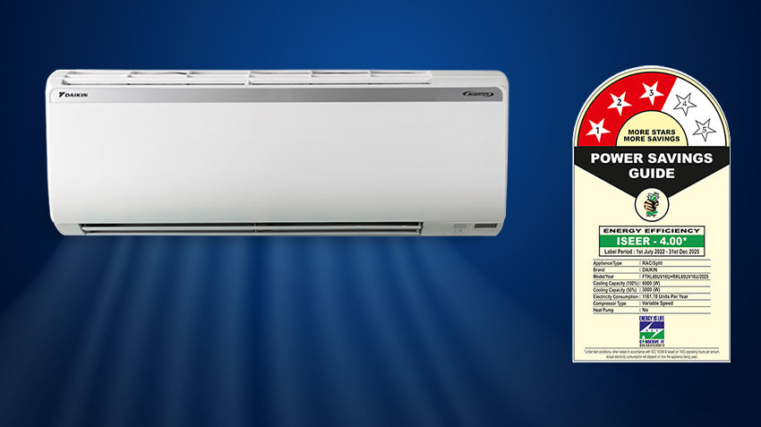 Daikin FTKL60U 1.8 Ton 3-Star Inverter Split AC with PM2.5 Filter
