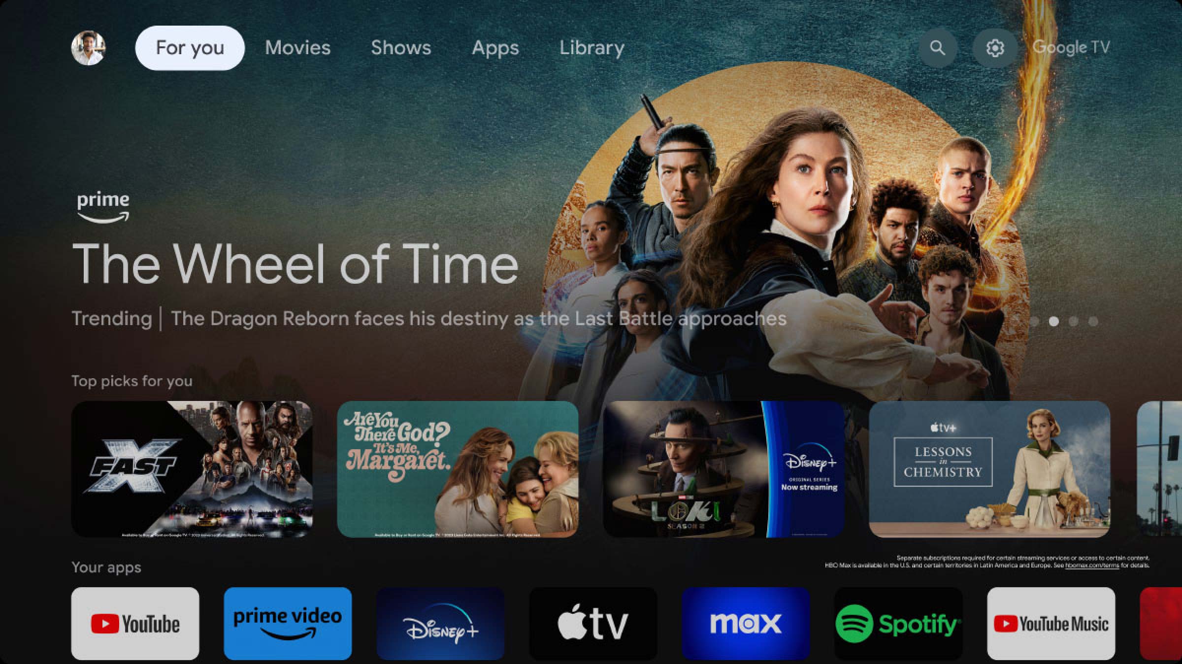 TCL 65C72K 4K QD-MiniLED Google Smart TV with ONKYO Audio, 144Hz VRR