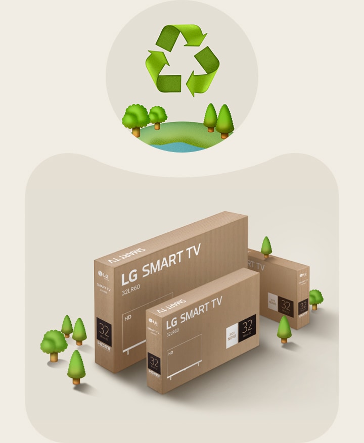 LG 80cm (32 inch) HD Smart TV with α5 AI Processor Gen6, HDR10