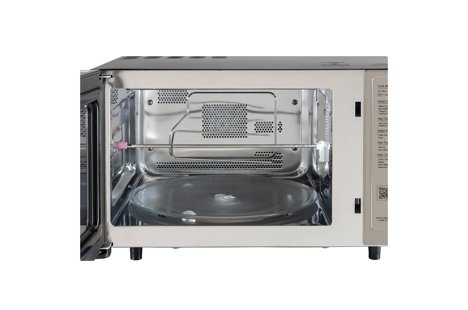 LG 28L Wi-Fi Charcoal Convection Microwave Oven with Diet Fry & Rotisserie