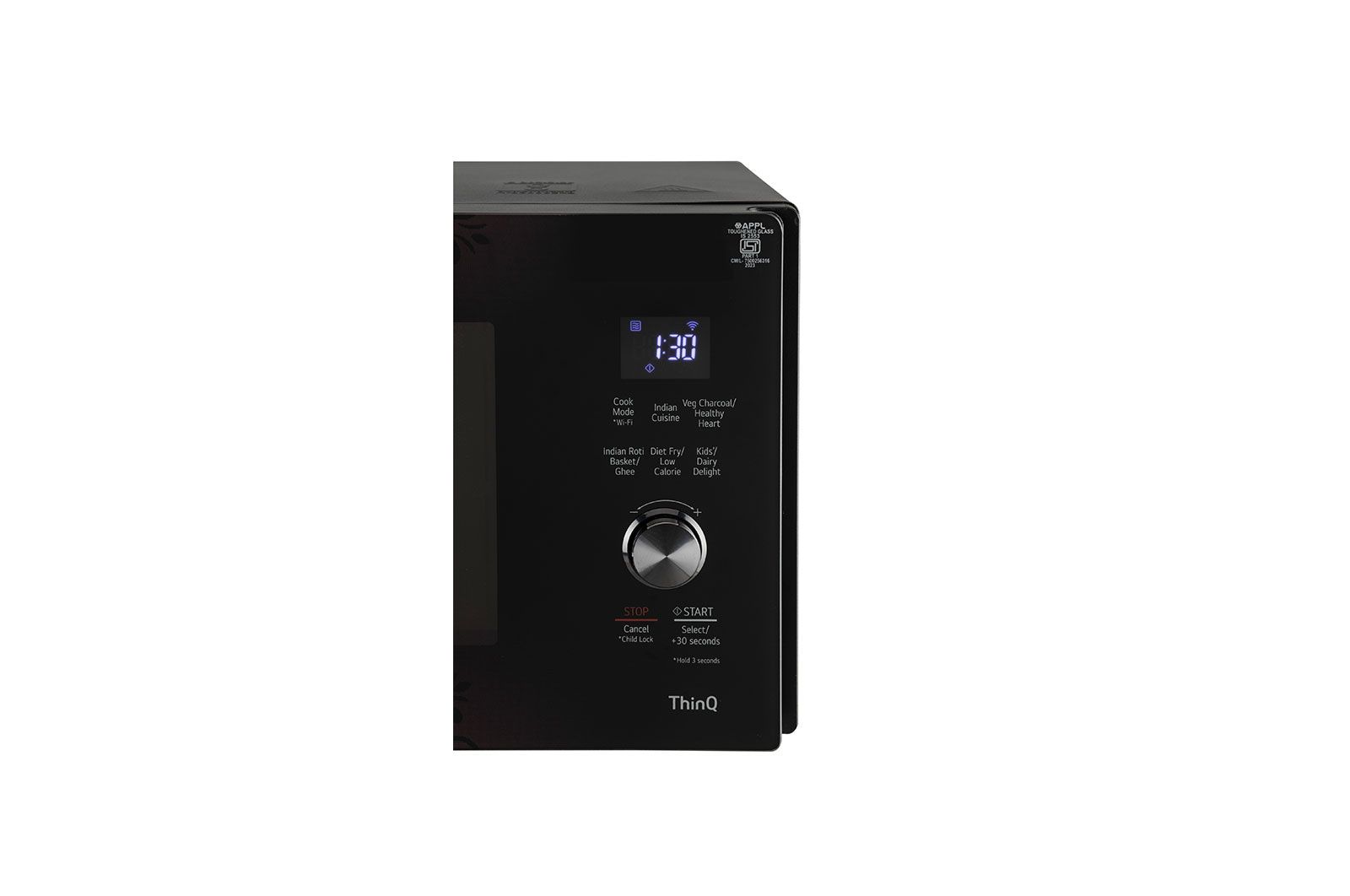LG 28L Wi-Fi Charcoal Convection Microwave Oven with Diet Fry & Rotisserie