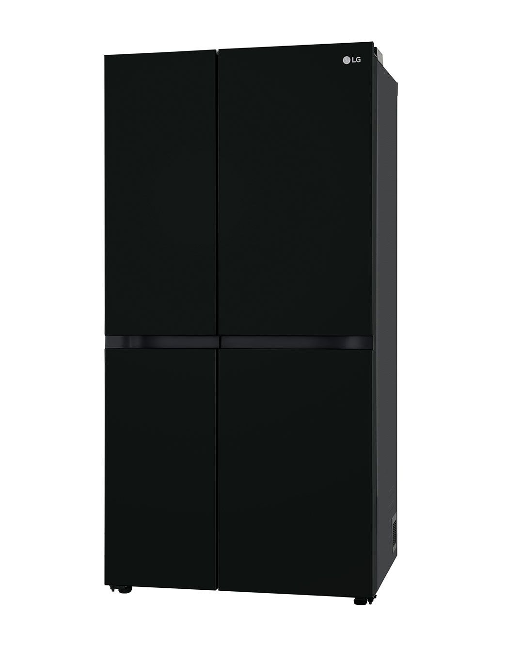 LG 650L Wi-Fi Convertible Side-by-Side Refrigerator with DoorCooling+™, Black Mirror Finish