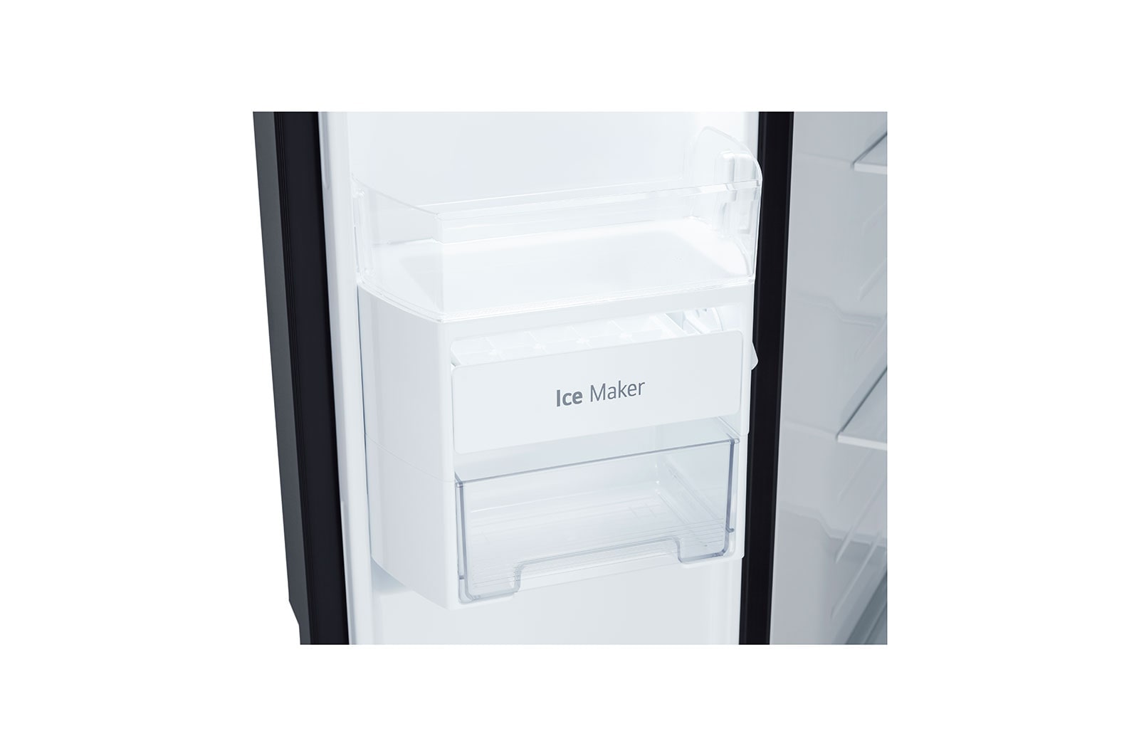 LG 650L Wi-Fi Convertible Side-by-Side Refrigerator with DoorCooling+™, Black Mirror Finish