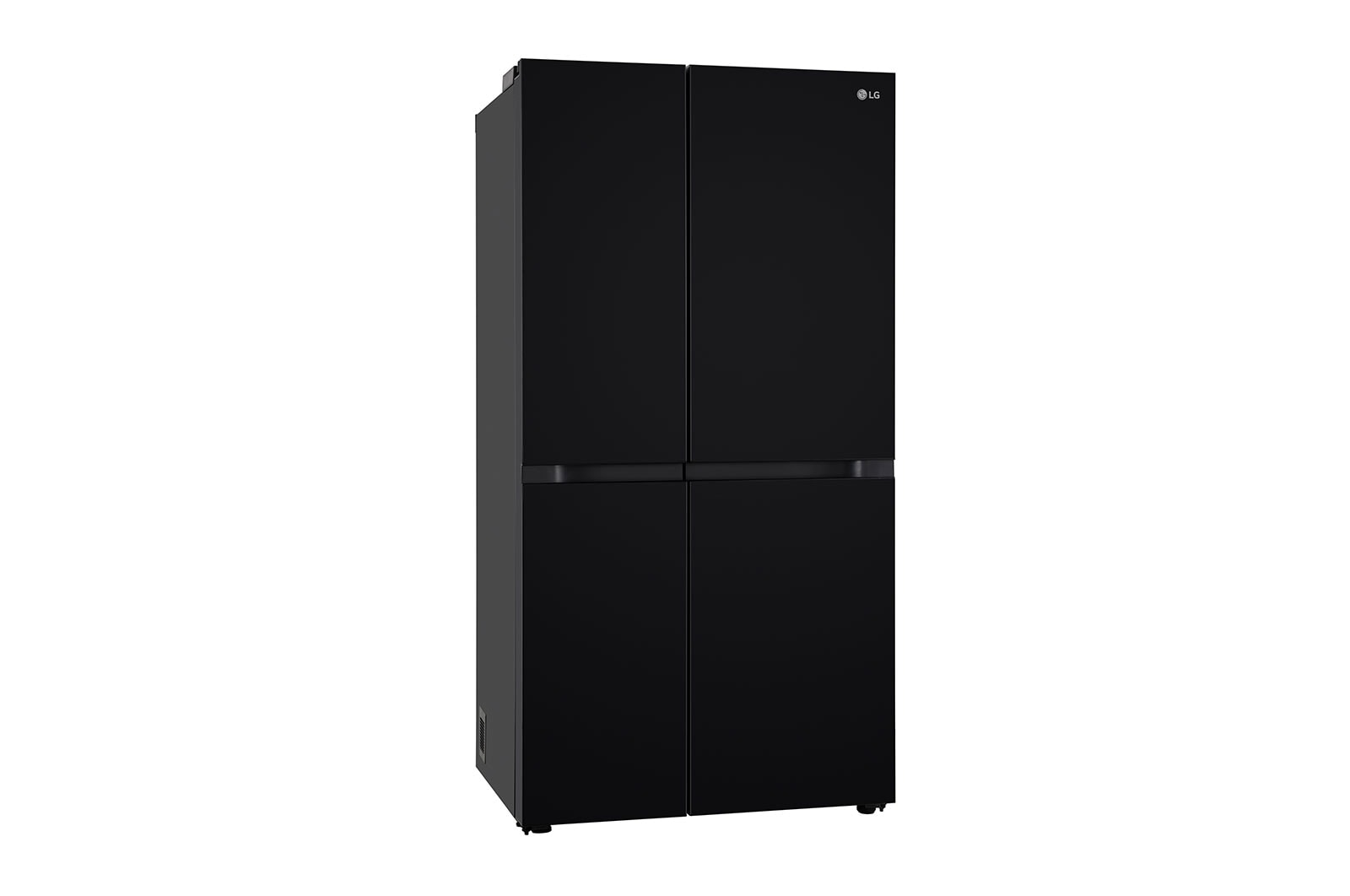 LG 650L Wi-Fi Convertible Side-by-Side Refrigerator with DoorCooling+™, Black Mirror Finish