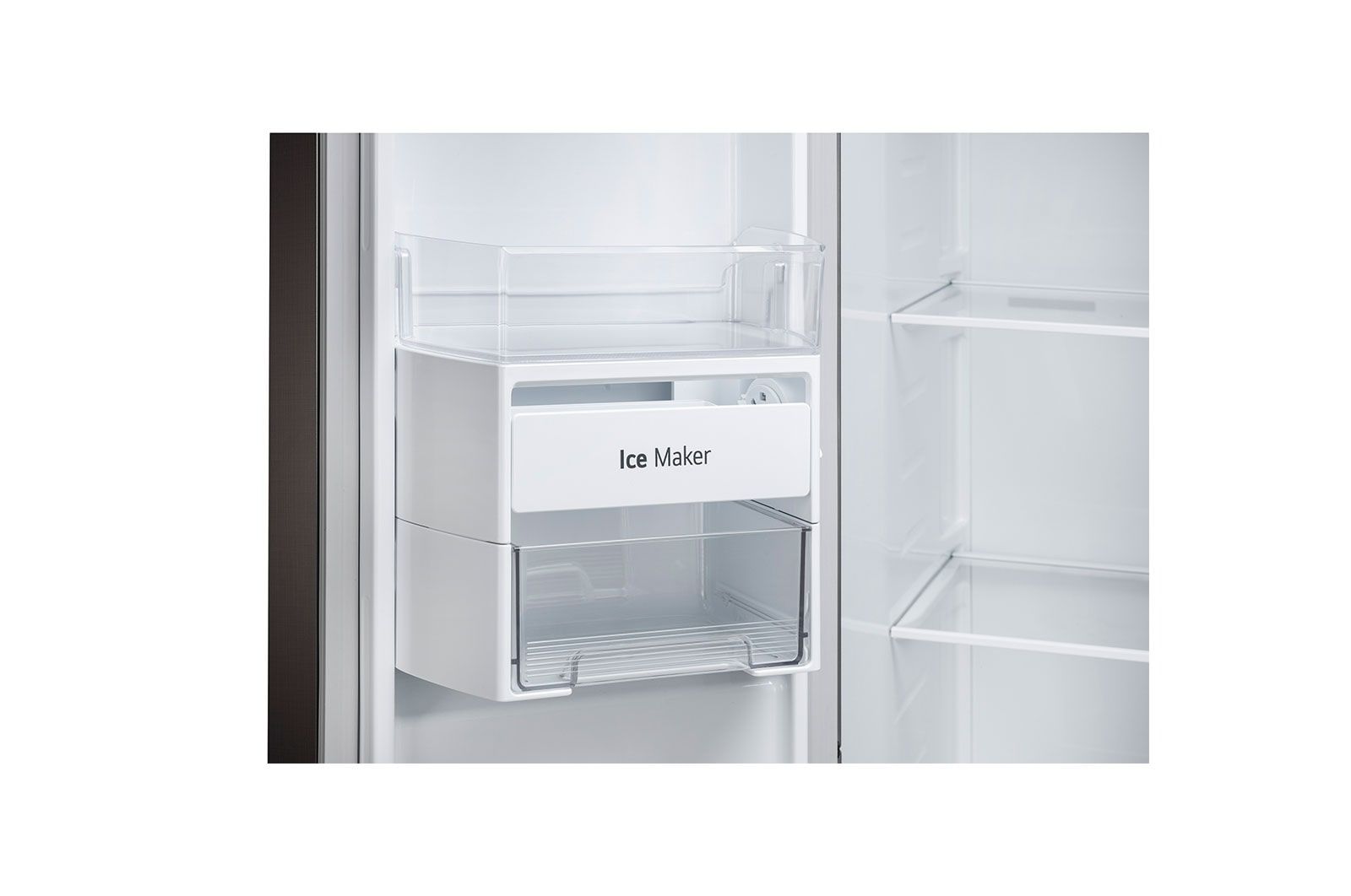 LG 650L Smart Side-by-Side Refrigerator with Wi-Fi, DoorCooling+, Linen Brown