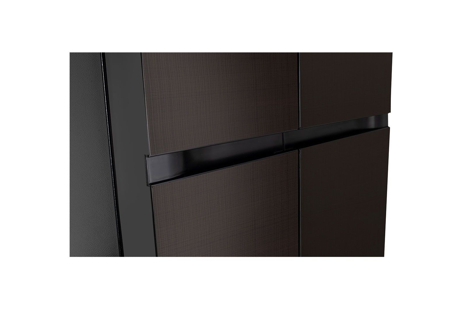 LG 650L Smart Side-by-Side Refrigerator with Wi-Fi, DoorCooling+, Linen Brown