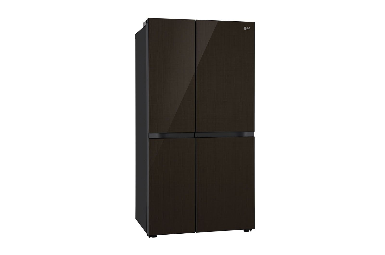 LG 650L Smart Side-by-Side Refrigerator with Wi-Fi, DoorCooling+, Linen Brown