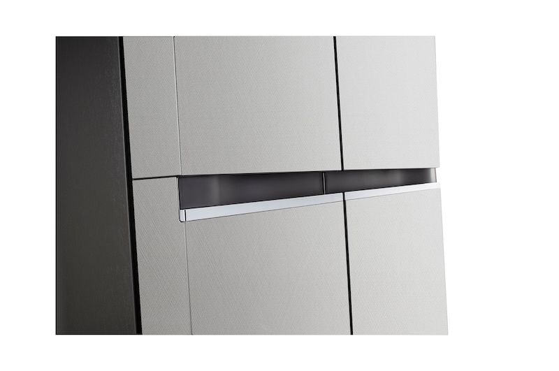 LG 650L Smart Inverter Side-by-Side Refrigerator: Wi-Fi, DoorCooling+, Urban Steel Finish