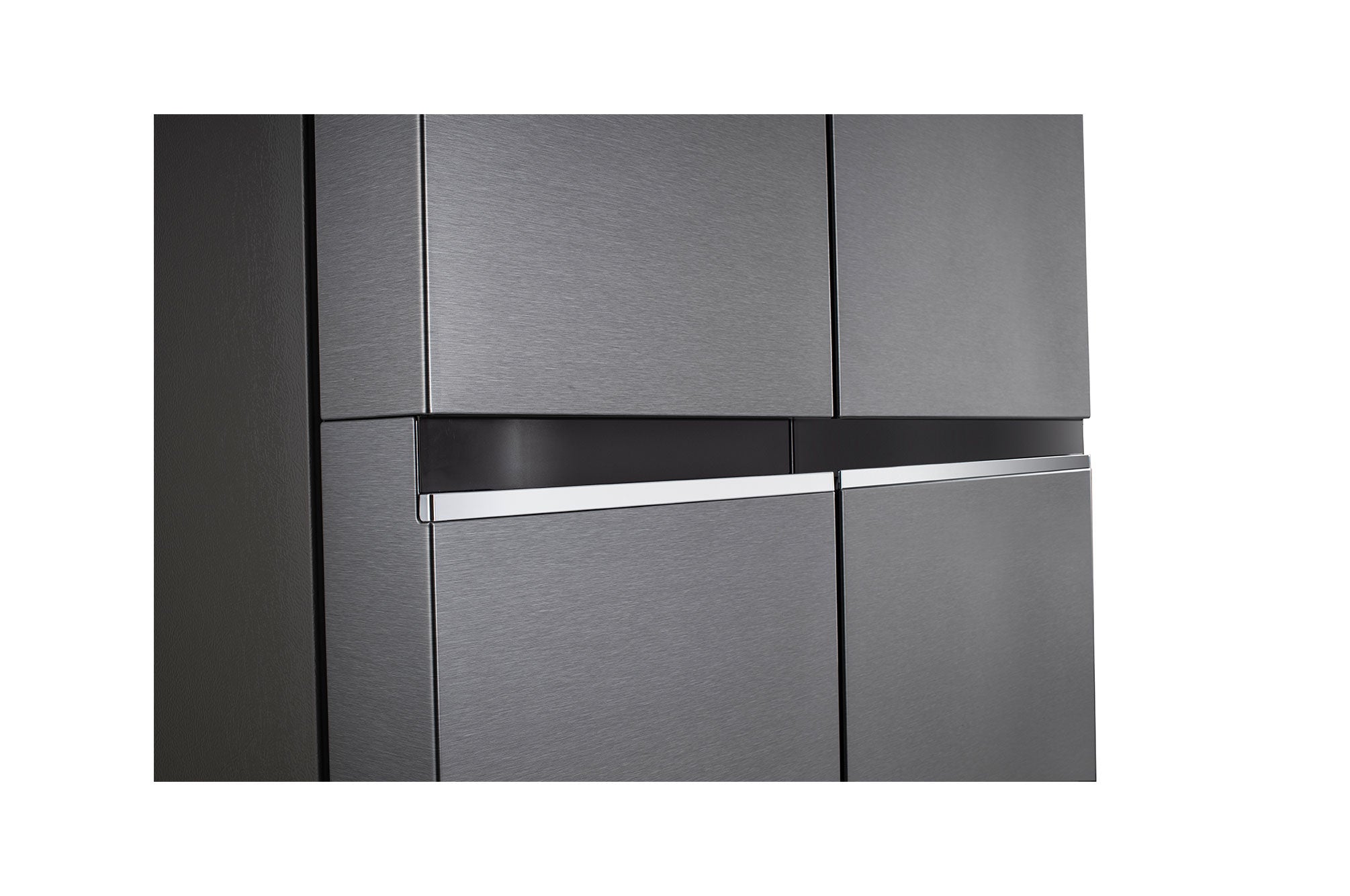 LG 650L Convertible Side-by-Side Refrigerator with Smart Inverter, Dazzle Steel