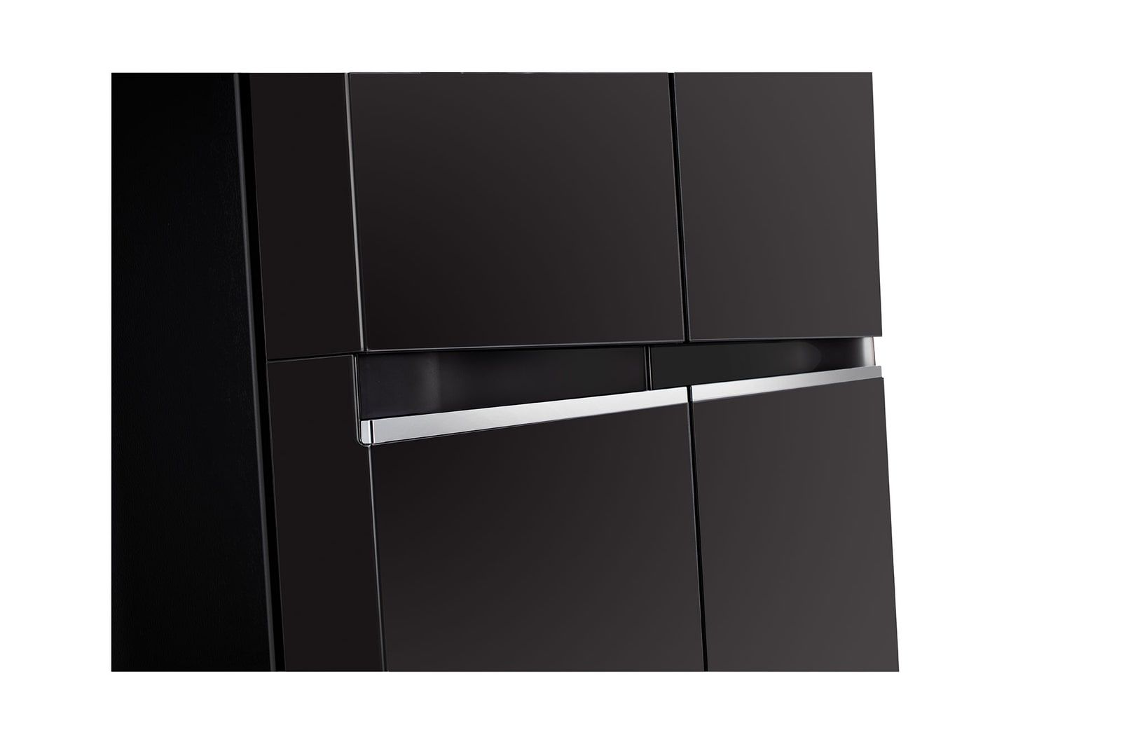 LG 650L Smart Convertible Side-by-Side Refrigerator with Inverter Compressor, Western Black