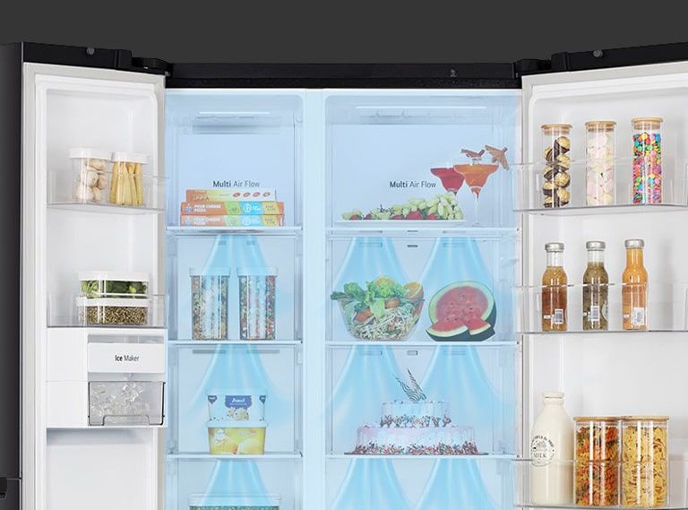 LG 650L Smart Inverter Side-by-Side Refrigerator with Wi-Fi, DoorCooling+™