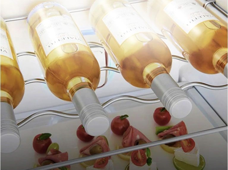 LG 650L Wi-Fi Convertible Side-by-Side Refrigerator with DoorCooling+™, Black Mirror Finish