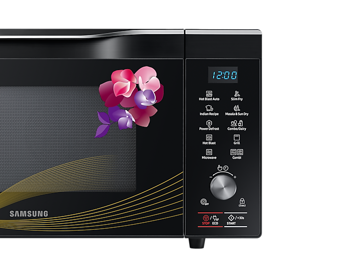 Samsung 32L Slim Fry Convection Microwave Oven with Masala & Sun Dry Modes