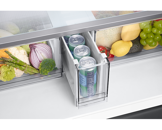 Samsung 650L BESPOKE 4-Door Convertible French Door Refrigerator with AI Energy Mode