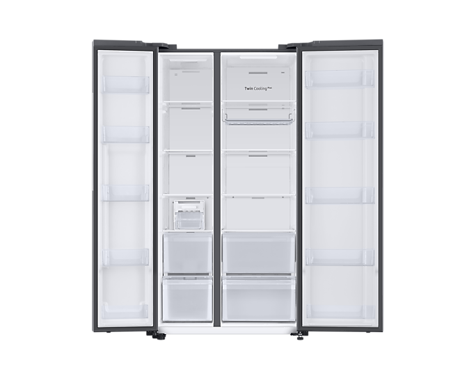 Samsung Bespoke 653L 5-in-1 Convertible Side-by-Side Refrigerator, Clean White
