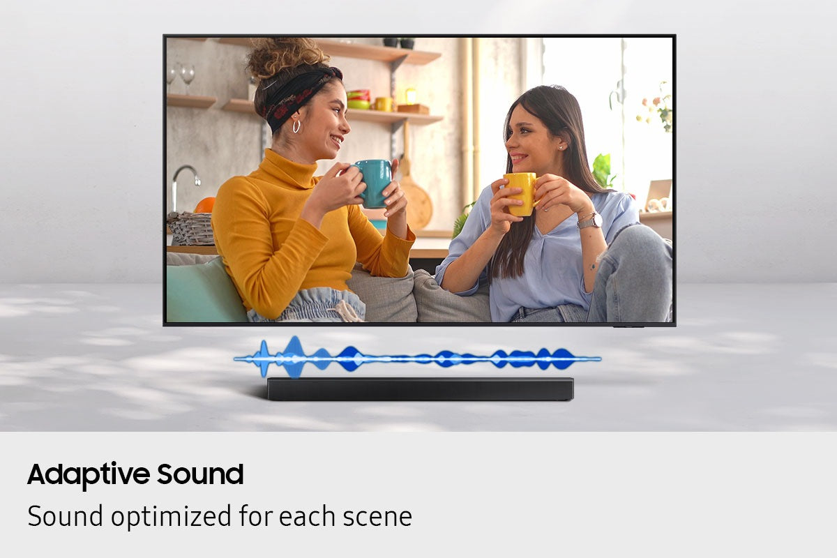 Samsung B-Series 370W 3.1ch Soundbar with Q-Symphony, Dolby Audio, Wireless Subwoofer