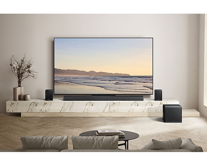 Samsung B750F B-Series 5.1ch Dolby Wireless Soundbar with Q-Symphony Bass Boost
