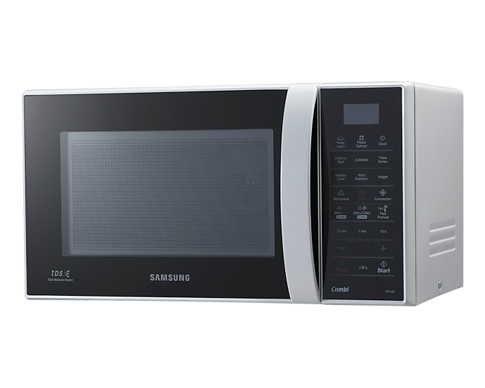 Samsung 21L Convection Microwave Oven | Ceramic Enamel Cavity, Triple Distribution System