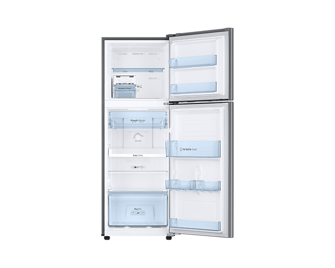 Samsung 236L Digital Inverter Double Door Refrigerator with All-around Cooling, Elegant Inox