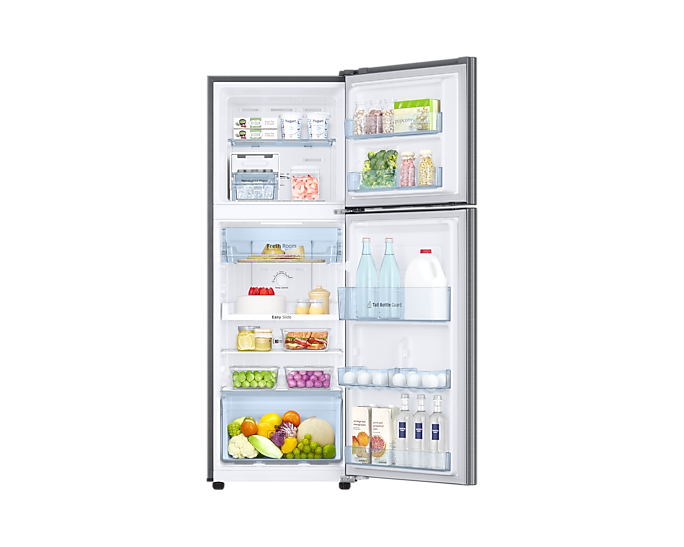 Samsung 236L Digital Inverter Double Door Refrigerator with All-around Cooling, Elegant Inox