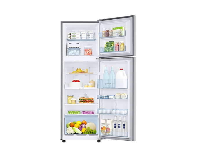 Samsung 256L Convertible Double Door Refrigerator: Digital Inverter, Titanium Gray