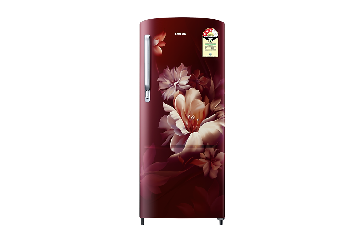 Samsung 183L 183L 3 Star Single Door Refrigerator RR20H2723RZNL - Front View