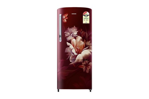 Samsung 183L 3 Star Single Door Refrigerator with Digital Inverter Compressor Burgundy Red (RR20H2723RZ/NL)