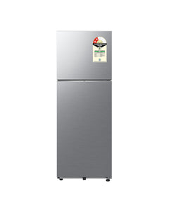Samsung 330L 2 Star Double Door Refrigerator with Twin Cooling Plus Bespoke AI Smart WiFi Elegant Inox (RT34HG5A42S8HL)