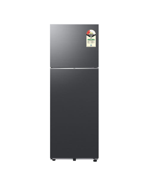 Samsung 350L 2 Star Double Door Refrigerator with Twin Cooling Plus Black Doi (RT38HG5C42B1HL)