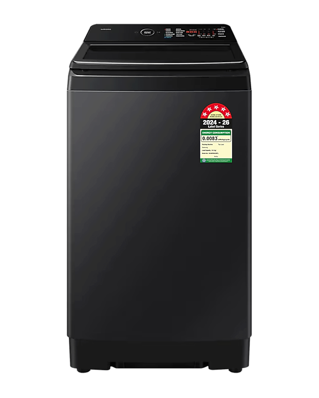 Samsung 8 Kg 5 Star Top Load Washing Machine with AI Wash + EcoBubble + Super Speed (WA80F08S2BTL)