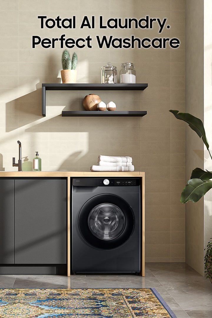 Samsung 9.0 kg AI Ecobubble Front Load Washing Machine with SmartThings