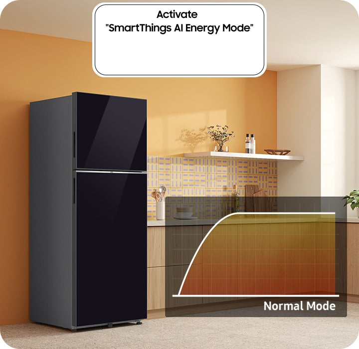 Samsung 467L Bespoke AI Double Door Refrigerator with 5-in-1 Convertible Freezer