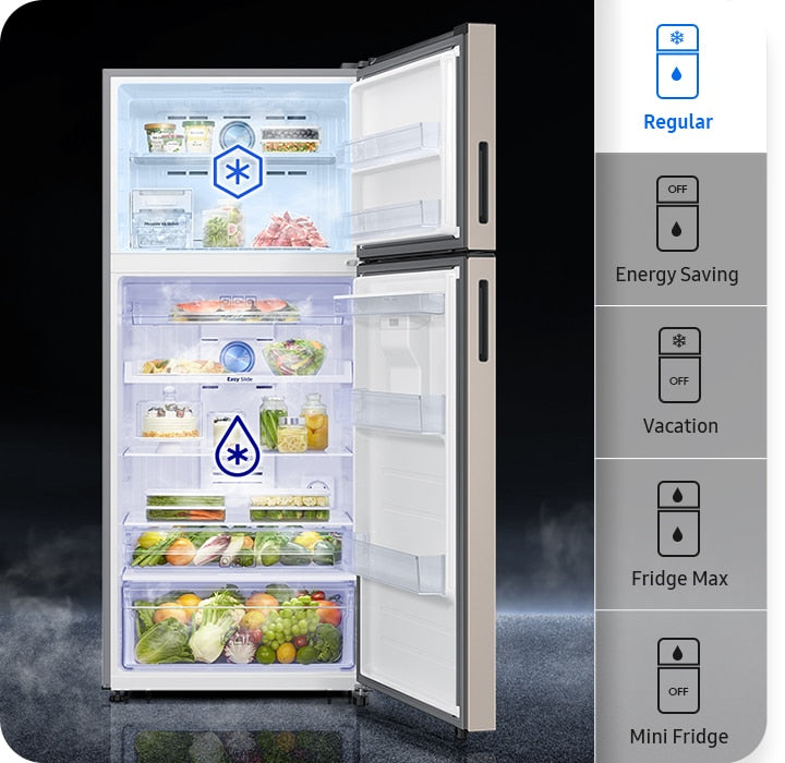 Samsung 530 L Double Door Refrigerator with AI Energy Mode & SmartThings