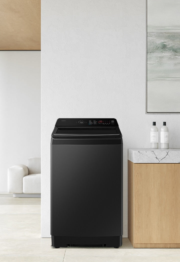 Samsung 10 kg AI Wash Ecobubble Top Load Washing Machine, Deep Charcoal
