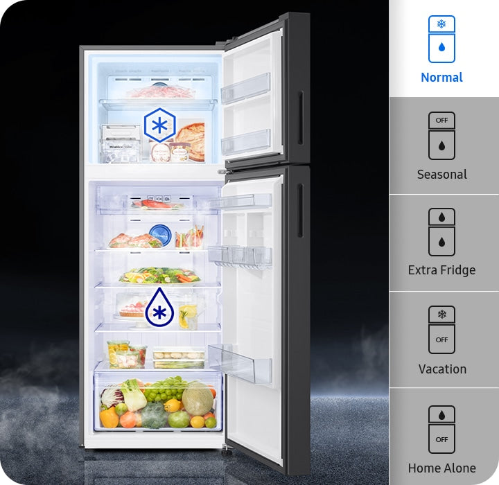 Samsung 467L Bespoke AI Double Door Refrigerator with 5-in-1 Convertible Freezer