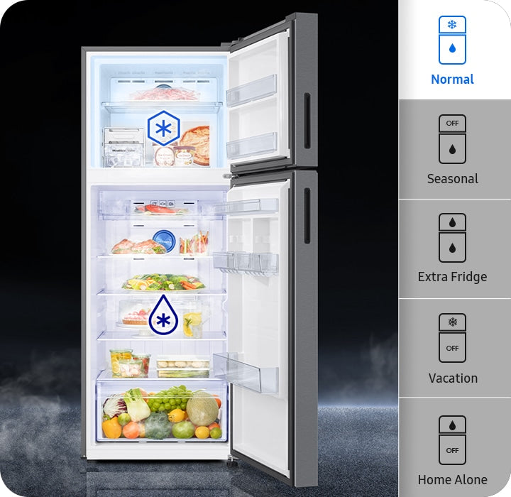 Samsung 467L Bespoke AI Double Door Refrigerator with 5-in-1 Convertible Modes