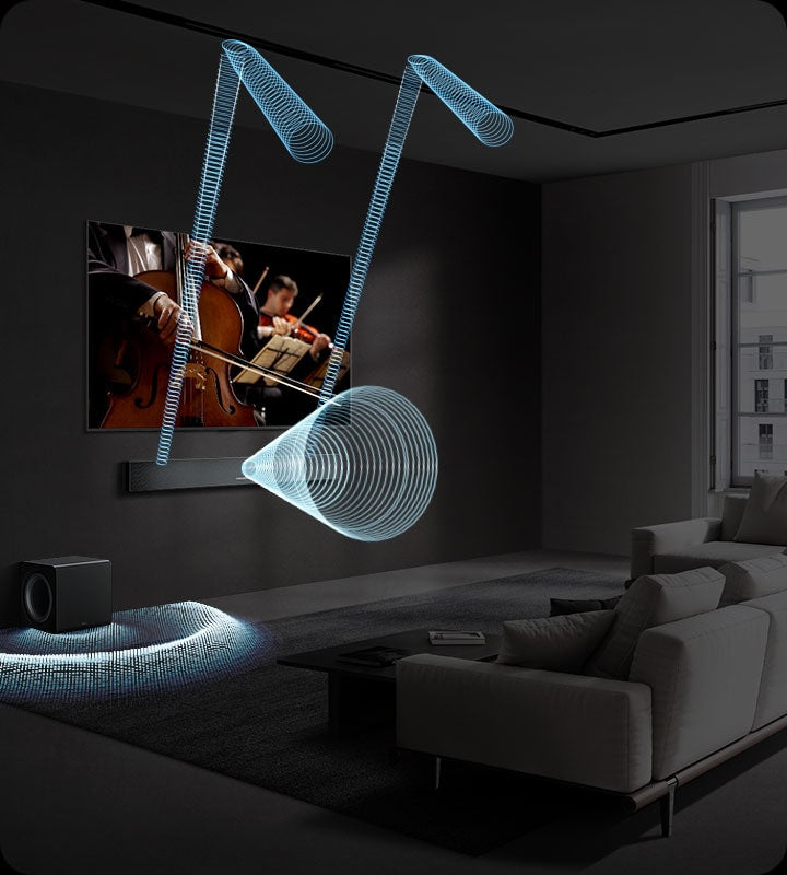 Samsung QS700F Q-Series 3.1.2ch Soundbar with Wireless Dolby Atmos & Q-Symphony